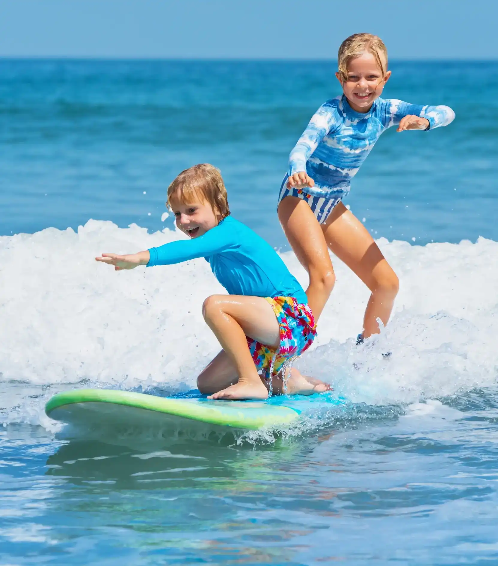Beginner surf lesson at Cocoa Beach with certified instructor